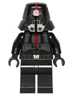 LEGO® Minifigur Star Wars sw0414 - Sith Trooper - Black Armor, Plain Legs