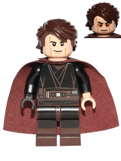 LEGO® Minifigur Star Wars sw0419 - Anakin Skywalker (Sith Face, Cape)