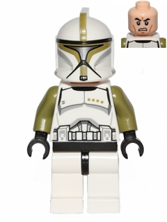 LEGO® Minifigur Star Wars sw0438 - Clone Trooper Sergeant (Phase 1) - Scowl
