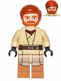 LEGO® Minifigur Star Wars sw0449 - Obi-Wan Kenobi (Medium Nougat Legs)