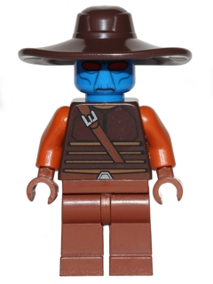 LEGO® Minifigur Star Wars sw0497 - Cad Bane - Blue Head, Reddish Brown Legs