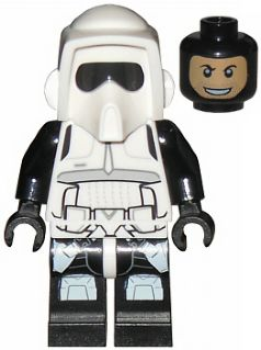 LEGO® Minifigur Star Wars sw0505 - Imperial Scout Trooper - Printed Black Head and Legs