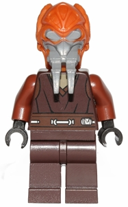 LEGO® Minifigur Star Wars sw0538 - Plo Koon - Dark Brown Robe, Dark Tan Shirt