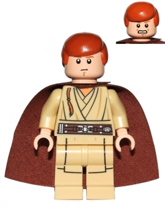 LEGO® Minifigur Star Wars sw0592 - Obi-Wan Kenobi (Young, Printed Legs)