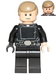 LEGO® Minifigur Star Wars sw0635 - Luke Skywalker - Jedi Master, Dark Tan Smooth Hair