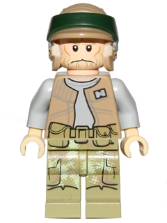 LEGO® Minifigur Star Wars sw0646 - Endor Rebel Trooper - Dark Tan Vest, Tan Beard (Commander Rex)