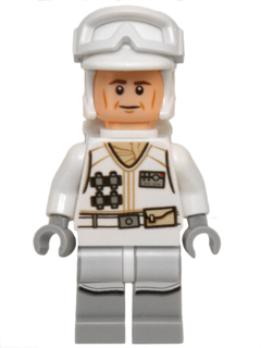 LEGO® Minifigur Star Wars sw0678 - Hoth Rebel Trooper White Uniform (Cheek Lines)
