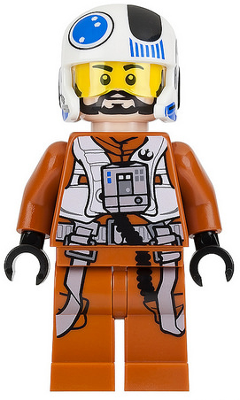 LEGO® Minifigur Star Wars sw0705 - Resistance Pilot X-wing (Temmin 'Snap' Wexley)