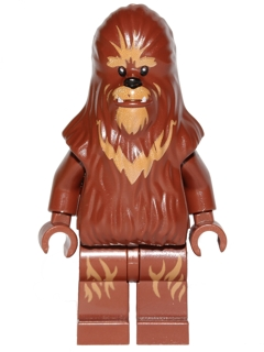 LEGO® Minifigur Star Wars sw0713 - Wookiee - Reddish Brown with Dark Tan Fur, Printed Legs, Plain Arms