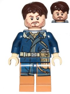 LEGO® Star Wars - sw0790 - Cassian Andor - Dark Blue Coat - gebraucht