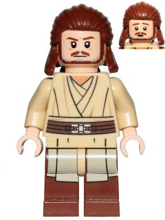 LEGO® Minifigur Star Wars sw0810 - Qui-Gon Jinn, without Cape