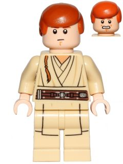 LEGO® Minifigur Star Wars sw0812 - Obi-Wan Kenobi (Young, Printed Legs, without Cape)