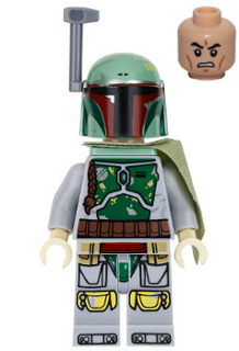 LEGO® Minifigur Star Wars sw0822 - Boba Fett - Clone Head
