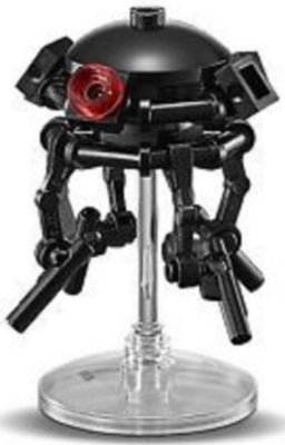 LEGO® Minifigur Star Wars sw0847 - Imperial Probe Droid - Black Sensors, Stand