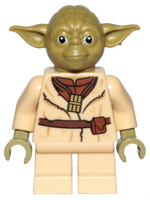 LEGO® Minifigur Star Wars sw0906 - Yoda - Olive Green, Belt