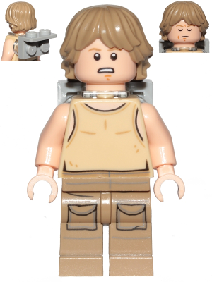 LEGO® Minifigur Star Wars sw0907 - Luke Skywalker (Dagobah, Tan Tank Top)