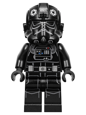 LEGO® Minifigur Star Wars sw0926 - Imperial TIE Fighter Pilot - Light Nougat Head, Scowl, White Insignia on Helmet