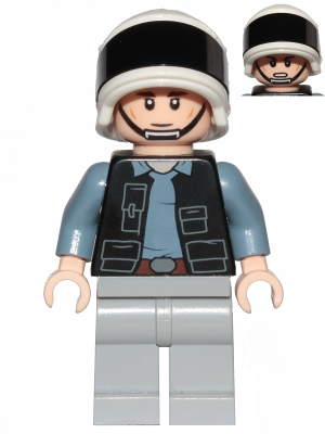LEGO® Minifigur Star Wars sw0995 - Rebel Fleet Trooper - Male, Vest with Pockets, Light Nougat Neck