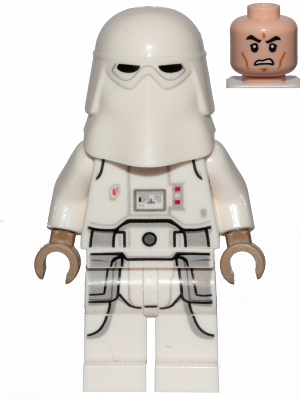 LEGO® Minifigur Star Wars sw1009 - Snowtrooper, Printed Legs, Dark Tan Hands