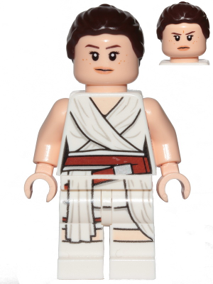 LEGO® Minifigur Star Wars sw1054 - Rey - White Tied Robe