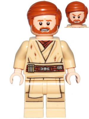 LEGO® Minifigur Star Wars sw1082 - Obi-Wan Kenobi (Dirt Stains)