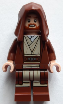 LEGO® Minifigur Star Wars sw1255 - Obi-Wan Kenobi - Reddish Brown Robe and Hood