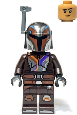 LEGO® Minifigur Star Wars sw1302 - Sabine Wren - Dark Brown Armor, Helmet