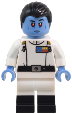 LEGO® Minifigur Star Wars sw1356 - Grand Admiral Thrawn - Medium Blue Skin