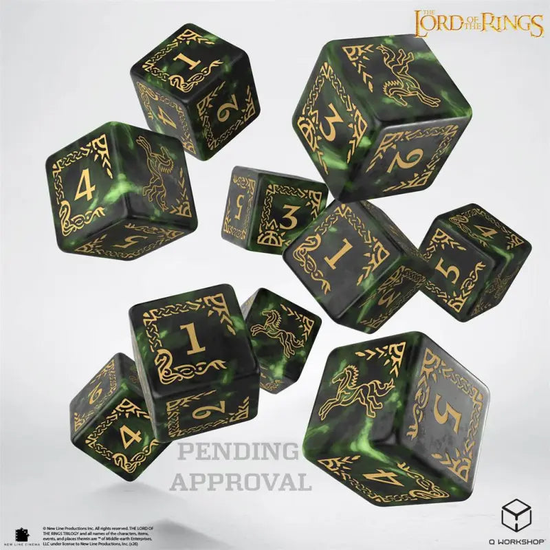 The Lord of the Rings: Rohan 10xD6 Dice Set