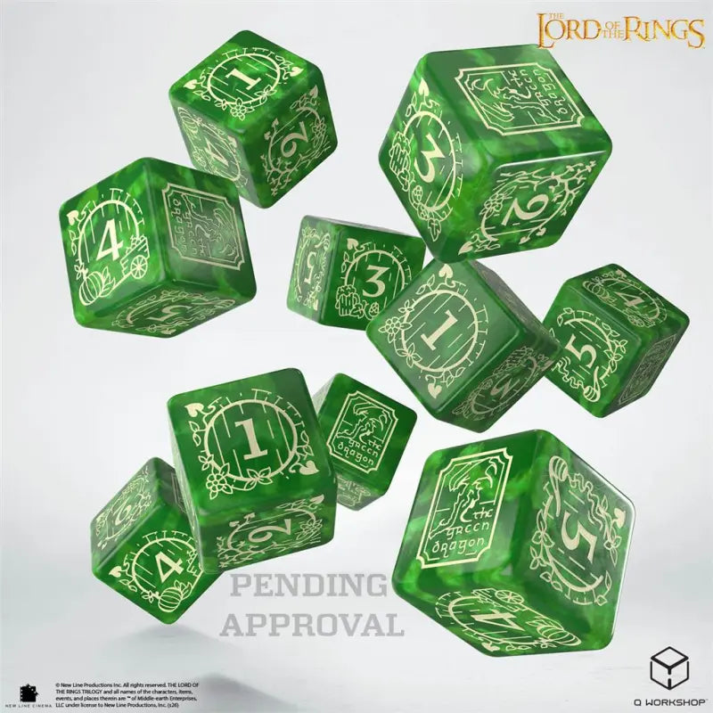 The Lord of the Rings: Shire 10xD6 Dice Set