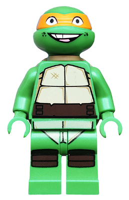 LEGO® Minifigur  Teenage Mutant Ninja Turtles tnt012 - Michelangelo, Grin