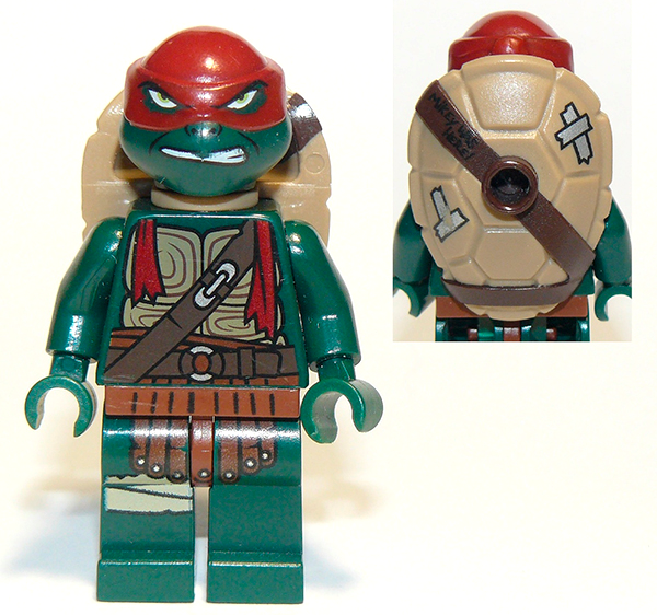 LEGO® Minifigur Teenage Mutant Ninja Turtles tnt045 - Raphael, Gritted Teeth (Movie Version)