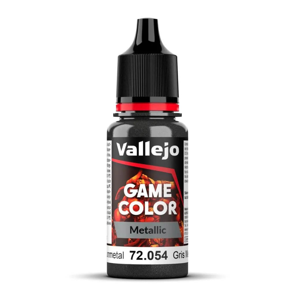 Vallejo - Game Color / Metal - Dark Gunmetal 18 ml - 72.054