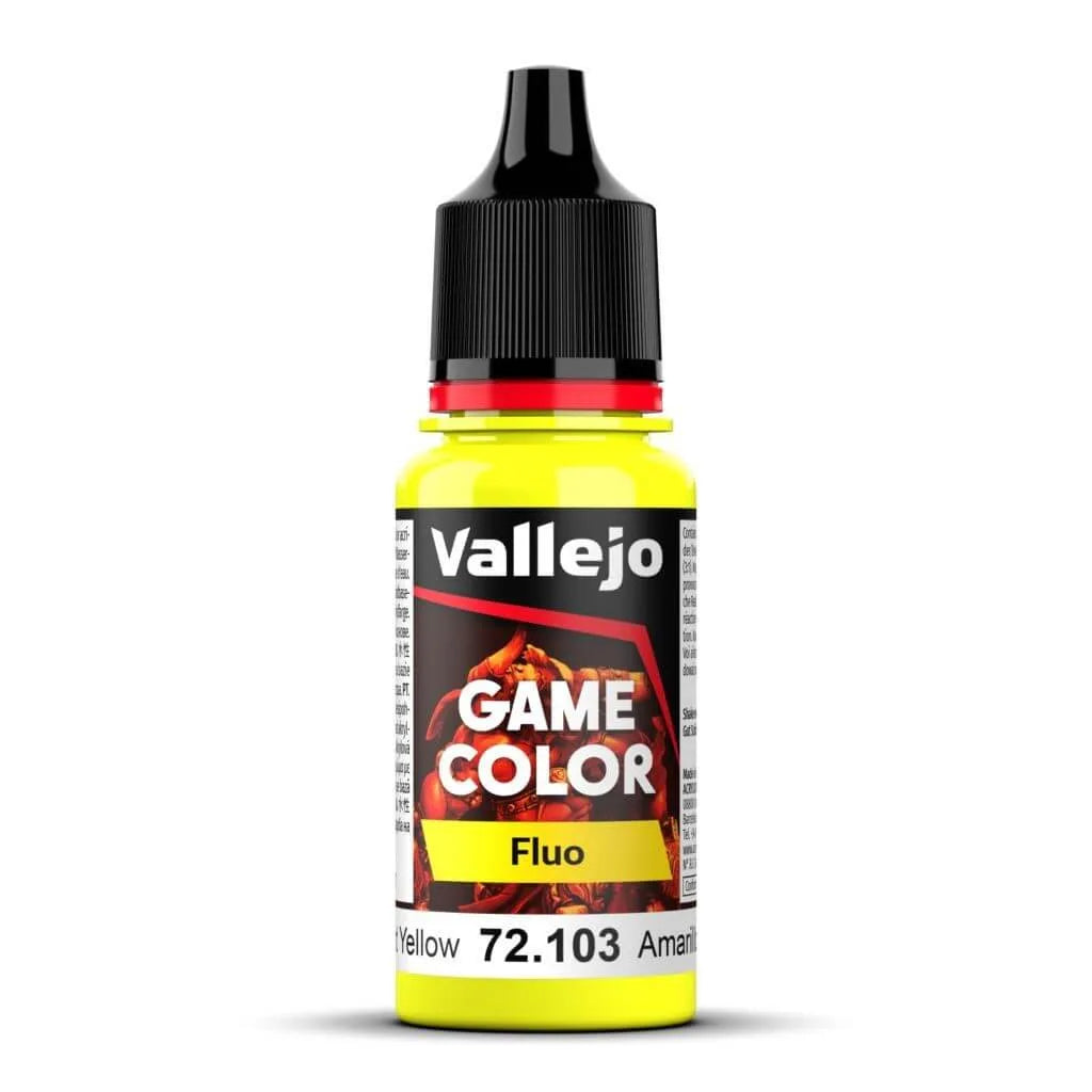 Vallejo - Game Color / Fluo - Fluorescent Yellow 18 ml - 72.103