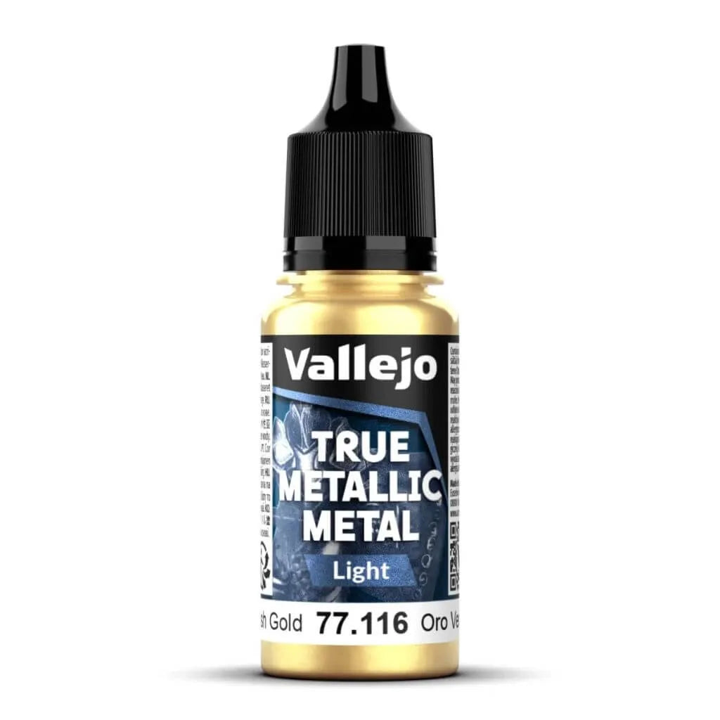 Vallejo - True Metallic Metal Light - Greenish Gold 18ml - 77.116