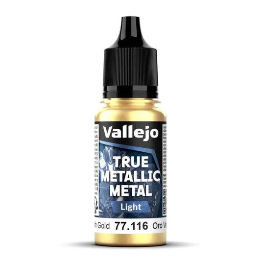Vallejo - True Metallic Metal Light - Greenish Gold 18ml - 77.116
