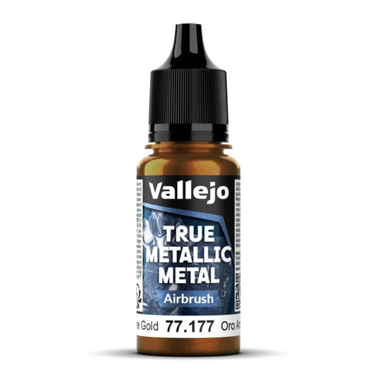 Vallejo - True Metallic Metal Airbrush - Arcane Gold 18 ml - 77.177