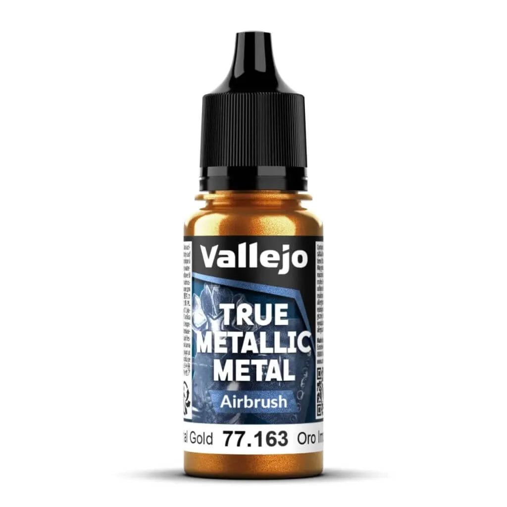 Vallejo - True Metallic Metal Airbrush - Imperial Gold 18 ml - 77.163
