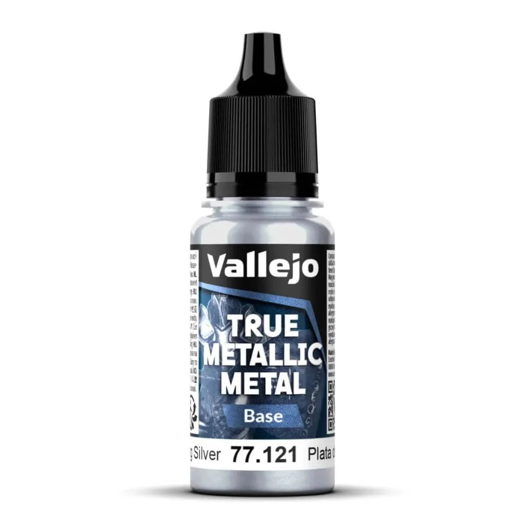 Vallejo - TMM - Base - Sterling Silver 18ml - 77.121