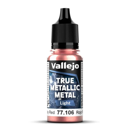 Vallejo - True Metallic Metal Light - Ruby Red 18ml - 77.106