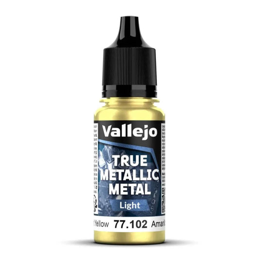 Vallejo - True Metallic Metal Light - Radiant Yellow 18ml - 77.102