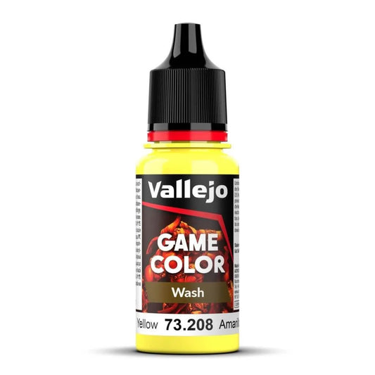 Vallejo - Game Color / Wash - Yellow 18 ml - 73.208