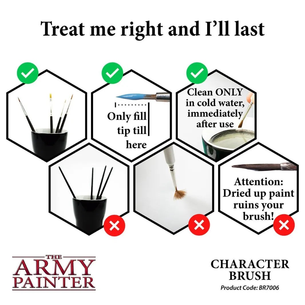 The Army Painter - Wargamer Brush - Character - BR7006