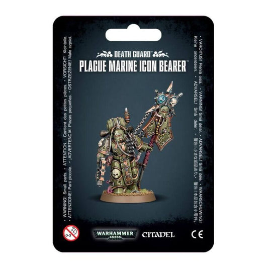 Warhammer 40.000 - Death Guard - Plague Marine Icon Bearer (43-47)