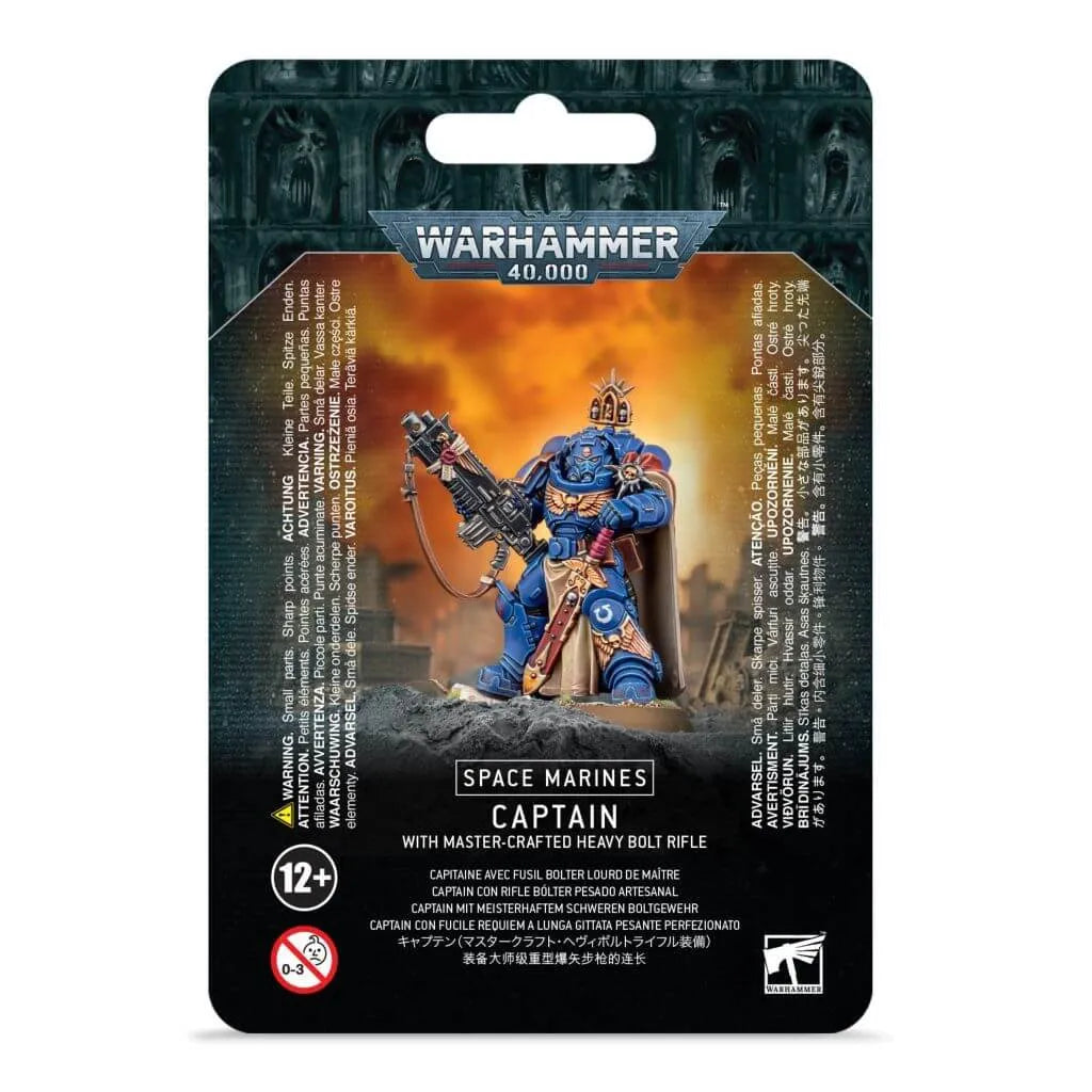 Warhammer 40.000 - Space Marines - Captain in Gravis Armour with Master-crafted Heavy Bolter - 48-48