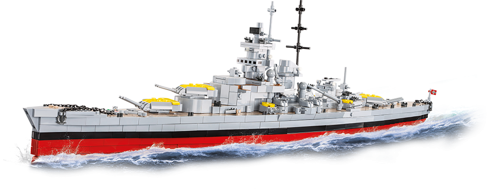 Cobi 4835 - HC WWII - Maßstab 1:300 - Battleship Gneisenau