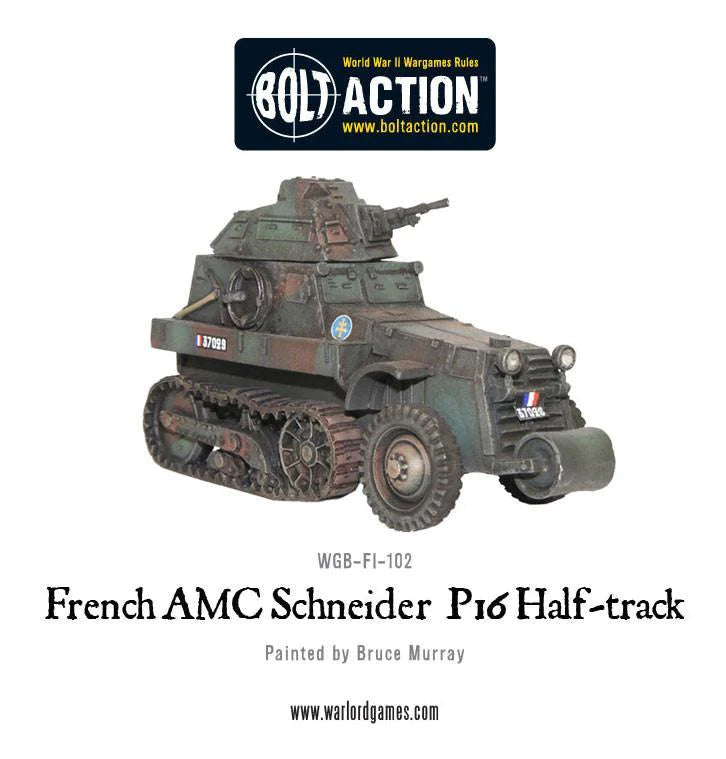 Bolt Action - French AMC Schneider P16 Half-track