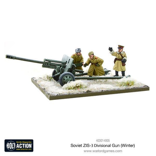 Bolt Action - ZIS-3 Divisional Gun (Winter) - 403014005