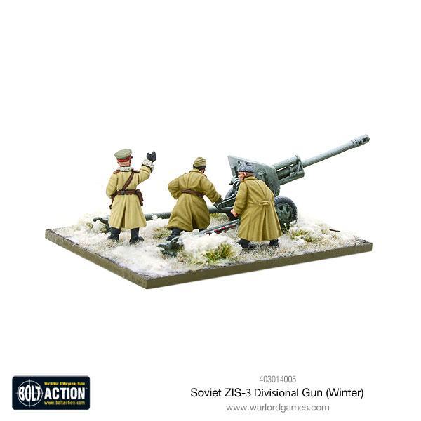 Bolt Action - ZIS-3 Divisional Gun (Winter) - 403014005