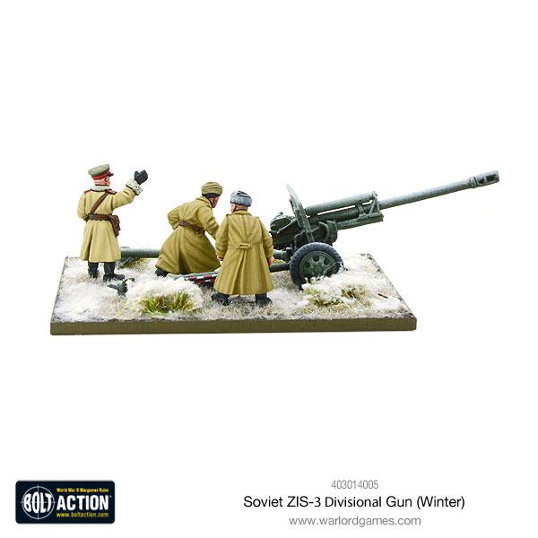 Bolt Action - ZIS-3 Divisional Gun (Winter) - 403014005